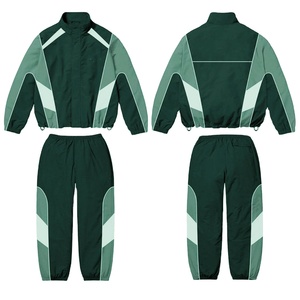 Chaqueta Cortavientos y Pantalones Deportivos Personalizados para Entrenamiento, Chaqueta Cortavientos con Cremallera y Logotipo Personalizado para Chándal de Hombre - Product Image 4