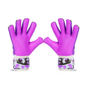 Professional Goalkeeper Gloves White Latex Grip Finger Protection Football Gloves <b>Men</b> Training Match Use - Product Image 1