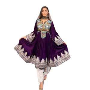 Vêtements de fête traditionnels pour femmes afghani indien danse du ventre vêtements de danse du ventre robe en dentelle pour dames - Product Image 1