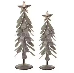 Arbre de Noël en fer de qualité supérieure, design antique argenté, best-seller, utilisé pour Noël - Product Image 4