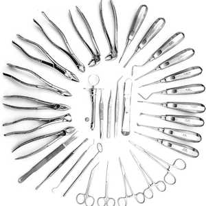 Kit d'extraction d'instruments chirurgicaux 32 pièces Équipement dentaire manuel pour interventions chirurgicales Réutilisable et écologique - Product Image 4