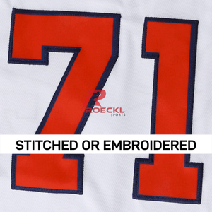 Camiseta de fútbol de moda, camiseta de fútbol de malla blanca y negra real, camiseta de fútbol americano transpirable con OEM - Product Image 4