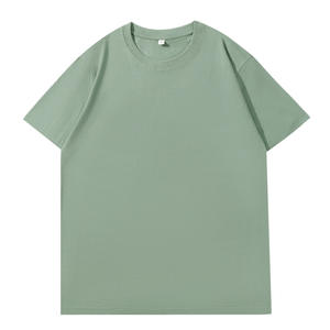 Camiseta de manga corta con cuello redondo y algodón puro de 180g personalizada OEM, jersey para hombre, de manga corta Camiseta holgada transpirable - Product Image 3