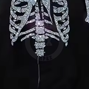 เสื้อมีฮู้ดแฟชั่นแบบสวมหัวมีฮู้ดผ้าคอตตอนแฟชั่นสตรีทประดับพลอยเทียมใหม่ - Product Image 6