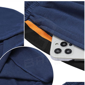 Men's <b>Plus</b> <b>Size</b> Summer Casual New High Quality 100% Cotton <b>Jogger</b> Sweatsuit Full Pullover Hoodie Breathable Training <b>Sets</b> - Product Image 5