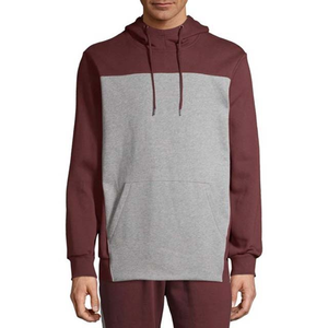 Sweats à capuche personnalisés en gros pour l'hiver, en polyester et coton, teint uni, respirant, avec poche, motif uni, haute qualité - Product Image 4