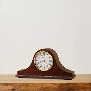 Reloj de mesa antiguo de madera náutica artesanal H.M.A, reloj de cuarzo marítimo Vintage para decoración de oficina en casa o cabina - Product Image 1