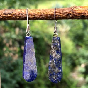 Boucles d'oreilles en pierre Lapis Lazuli/bijoux Lapis Lazuli, meilleur prix - Product Image 4