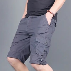 Pantalones cortos cargo de algodón y poliéster de verano para hombres Pantalones cortos casuales elásticos para exteriores de nuevo estilo con diseño de logotipo - Product Image 3
