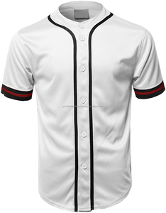 OEM Short Sleeve Baseball Jerseys T-<b>Shirt</b> Cheap Polyester Softball Uniforms Embroidery Button-Down Crew Neck Printed Sportswear - Product Image 2