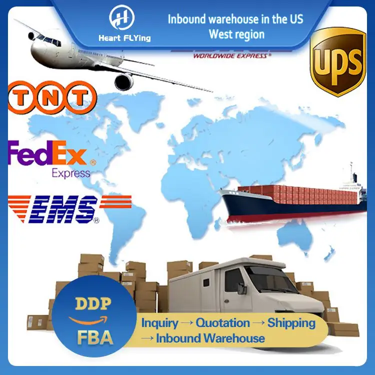 Transitario marítimo puerta a puerta DHL Fedex agente de envío de China a EE. UU. Canadá México Australia Europa.