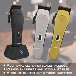 Tondeuse à cheveux professionnelle sans fil rechargeable avec moteur magnétique puissant, fonctionnement silencieux, coupe à zéro facile, style français - Product Image 4