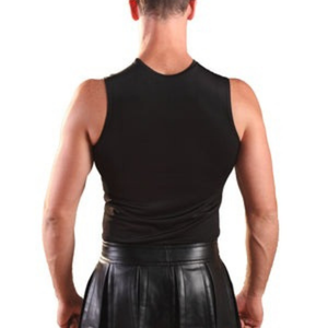 Pantalones de Cuero Sintético para Hombre, Negros, Ajustados, Estilo Fetiche, para Club, con Cierre de Cremallera - Product Image 4