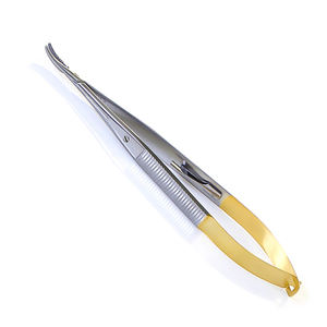 Porte-aiguille chirurgical de base professionnel Castroviejo Ciseaux à pince jetables à usage unique avec matériau en acier inoxydable - Product Image 4
