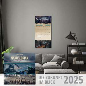 ปฏิทินแมนดาโลเรียนดีไซน์ทันสมัยปี 2025 พร้อมโปสเตอร์ขนาดเล็กสำหรับติดผนัง - Product Image 6