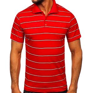 Polos de golf deportivos de secado rápido de poliéster 100% en blanco con logotipo personalizado para hombre al por mayor de alta calidad - Product Image 1