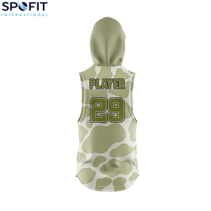 Maillots de football américain 7v7 respirants et légers en mesh, couleurs personnalisées, personnalisation du club, séchage rapide, évacuation de l'humidité, ensemble personnalisé - Product Image 4