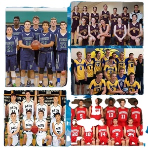 Camiseta de baloncesto de malla transpirable de alta calidad personalizada para niños conjunto de uniforme de baloncesto para niños con opción de talla grande - Product Image 6