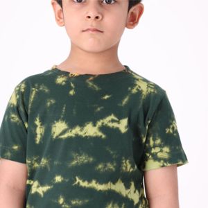 T-shirt tricoté en pur coton à col rond et manches mi-longues pour garçons, 100% - Product Image 5