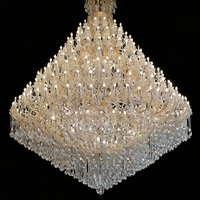 Lustre en cristal vintage Maria Theresa extra large, traditionnel, à branches de bougies, pour salle de mariage ou salon de villa