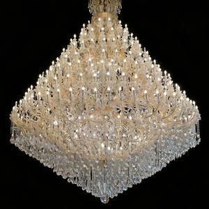 Lustre en <span class=keywords><strong>cristal</strong></span> vintage Maria Theresa extra large, traditionnel, à <span class=keywords><strong>branches</strong></span> de bougies, pour salle de mariage ou salon de villa - Product Image 4
