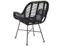 Chaise de loisirs en rotin tressé faite à la main, style nordique, écologique, pour café, hôtel, appartement, extérieur, salle à manger, réglable