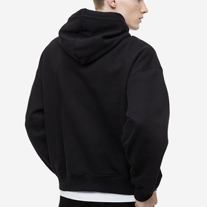 เสื้อสเวตเตอร์แบบสวมหัวสำหรับผู้ชายเสื้อมีฮู้ดแบบกำหนดเองสีเรียบใส่ได้ทั้งชายและหญิงเสื้อกีฬาแบบสวมหัว - Product Image 3