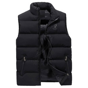 Nuevo Chaleco Acolchado Casual de Invierno para Hombre, Ropa Exterior Transpirable de Alta Calidad, 100% Poliéster, Personalizable, 220g - Product Image 1