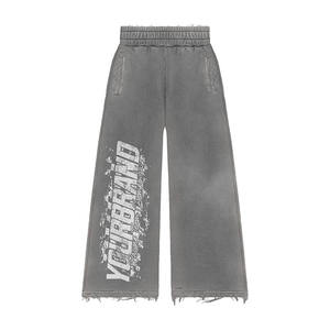 Ensemble tendance unisexe surdimensionné : sweat à capuche et pantalon de survêtement – Survêtement décontracté 100 % coton avec broderie et imprimé - Product Image 5