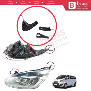 BHL571-1 ชุดแท็บยึดไฟหน้าซ้ายสำหรับ Transit Tourneo Custom MK1 V362 2012-2018 BK2113D153BJ - Product Image 5