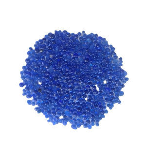 Cullets de vidrio reciclado azul cielo, estructura sólida, chips decorativos especiales para trabajos industriales y de terrazo - Product Image 1
