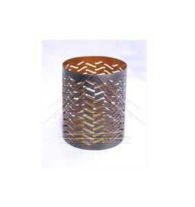 Modern Moroccan Metal Votive Candle Holder <b>Laser</b> Cut Geometric Pattern Tealight Holder for Home Decor, Wedding Centerpiece - Product Image 1