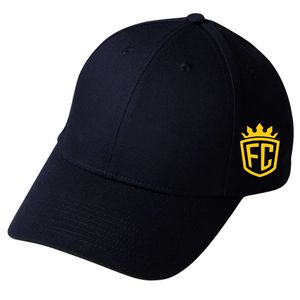 Gorra de Béisbol Negra Estructurada de la División Fight, Diseñada para Entrenamiento en Gimnasio, Ropa Urbana y Estilo Diario - Product Image 1