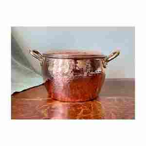 Pot de service en cuivre écologique très demandé prix raisonnable ustensiles de cuisine exportateur type assiette plat de riz - Product Image 6