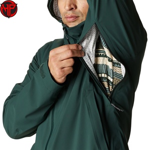 Veste d'hiver personnalisée pour couple, imperméable, coupe-vent, respirante, à capuche, streetwear, polyester, pour la montagne - Product Image 5