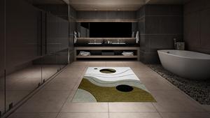 Premium Quality Large Eco-Friendly Wool <b>Rug</b> Unique Designer Logo Embroidered Decorative Hand-Tufted Prayer <b>Rug</b> for Home Decor - Product Image 3