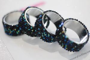 Modern Unique Elegant Personalized Handmade Vintage Fancy Customized Stylish Resin and <b>Metal</b> Napkin <b>Rings</b> - Product Image 5