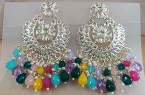 Pendientes indios elegantes para mujer, joyería de moda de alta demanda, ideal para ropa de trabajo y conjuntos informales relajados - Product Image 5