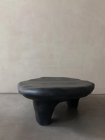Table basse trépied en résine de style nordique de luxe, moderne du milieu du siècle, blanche, convertible, facile à nettoyer, pour salon