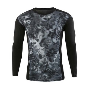OEM diseño personalizado hombres al aire libre táctico camuflaje camisas 100% poliéster manga larga ropa deportiva para la pesca transpirable invierno - Product Image 2