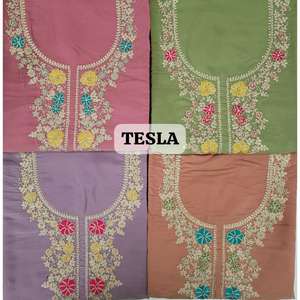 Conjunto de traje de brillo de algodón puro sin costuras de calidad superior para mujer Tela natural disponible para la venta - Product Image 3