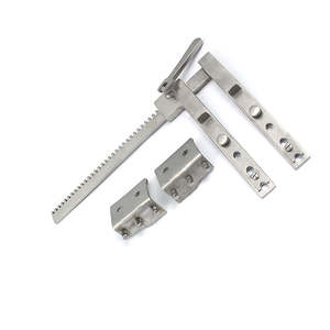 Ensemble de rétracteurs chirurgicaux manuels Burford à bas prix, 2 paires de lames, écarteurs de côtes en acier inoxydable, modèle ORTHO GENIX OG-46 - Product Image 3