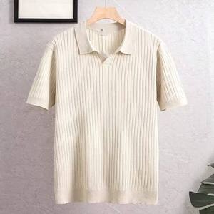 เสื้อเชิ้ตผู้ชาย ระบายอากาศได้ดี สวมใส่สบาย ผ้าถัก 100% คอตตอน แขนสั้น ติดกระดุม พิมพ์ลาย คุณภาพสูง ไม่หดตัว - Product Image 4