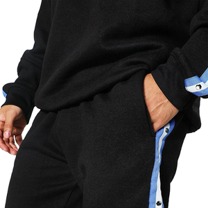 Ensemble de survêtement en molleton décontracté brodé pour homme, coupe classique, léger, durable, vêtements de sport pour adultes, automne 2024 - Product Image 3