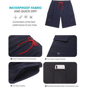 Nouveauté Short de bain personnalisé pour homme Short de bain à séchage rapide Short de bain en gros OEM/ODM Short de bain - Product Image 5
