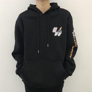 En vrac personnalisé imprimé brodé surdimensionné écologique poids lourd coton polyester polaire sweats à capuche pour bouffée impression en gros - Product Image 2