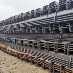 Q235 Q345 400X100X10.5mm 6-12m U/C/Z/T Tipo Pila de chapa de acero con diferente estructura y tamaño - Product Image 5