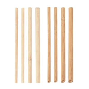 Eco-Friendly Biodegradable Disposable Bamboo Straws Custom Food Grade Soft Drinks Wood Drinking Straws Organic Reusable Box - Product Image 1