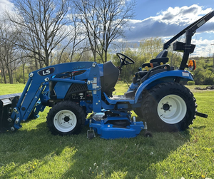 Compre el Tractor de Jardín LS LL2300 Azul de Calidad, con Tracción en las 4 Ruedas, Transmisión por Engranajes, Tractor Multifuncional - Product Image 2