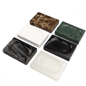 Xiamen จานวางสบู่อ่างอาบน้ำหินอ่อนหินอ่อนหินขัดแบบสั่งทำได้ - Product Image 5